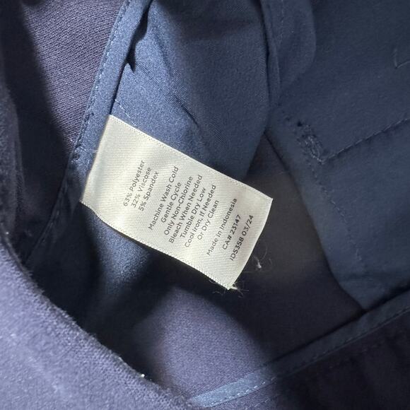 Talbots 20WP Navy Southampton Pants Stretch Dress Slacks - Picture 5 of 8